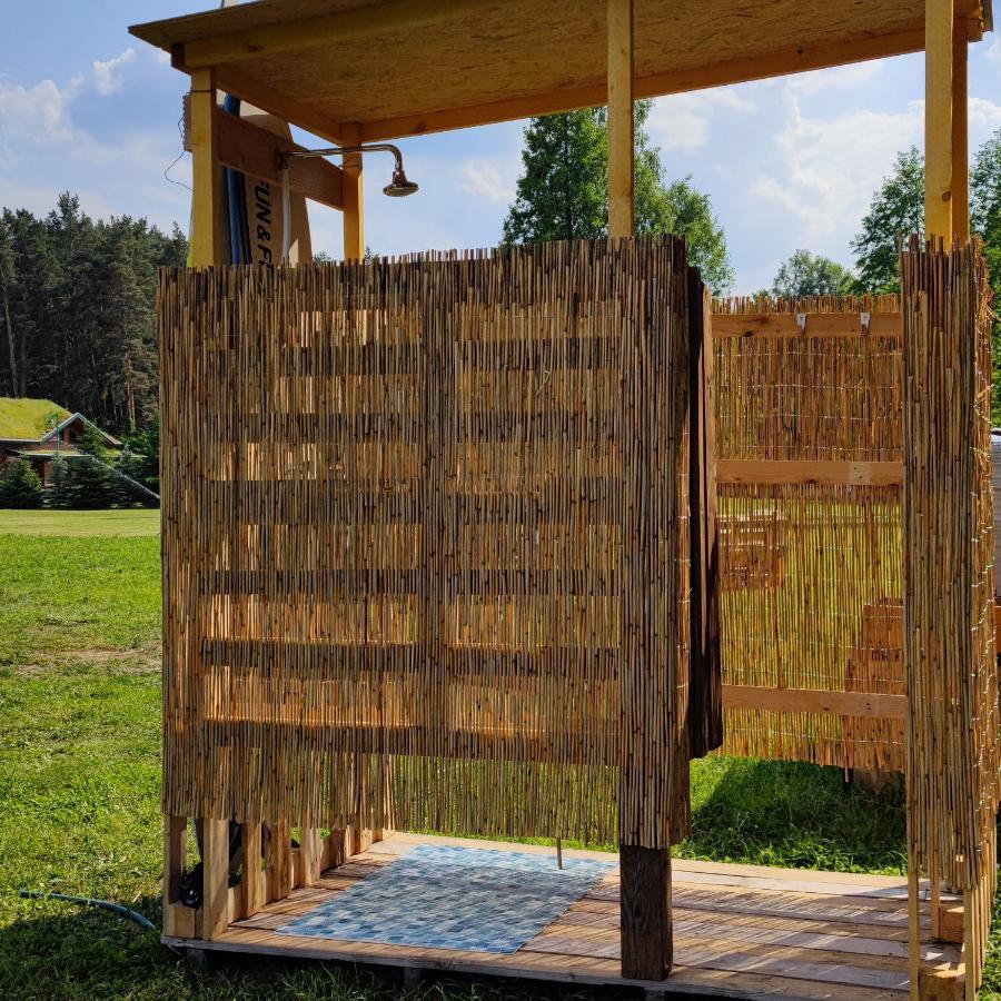 Ferienwohnung & Campingplatz Vor Dem Berg Heideblick Exteriör bild
