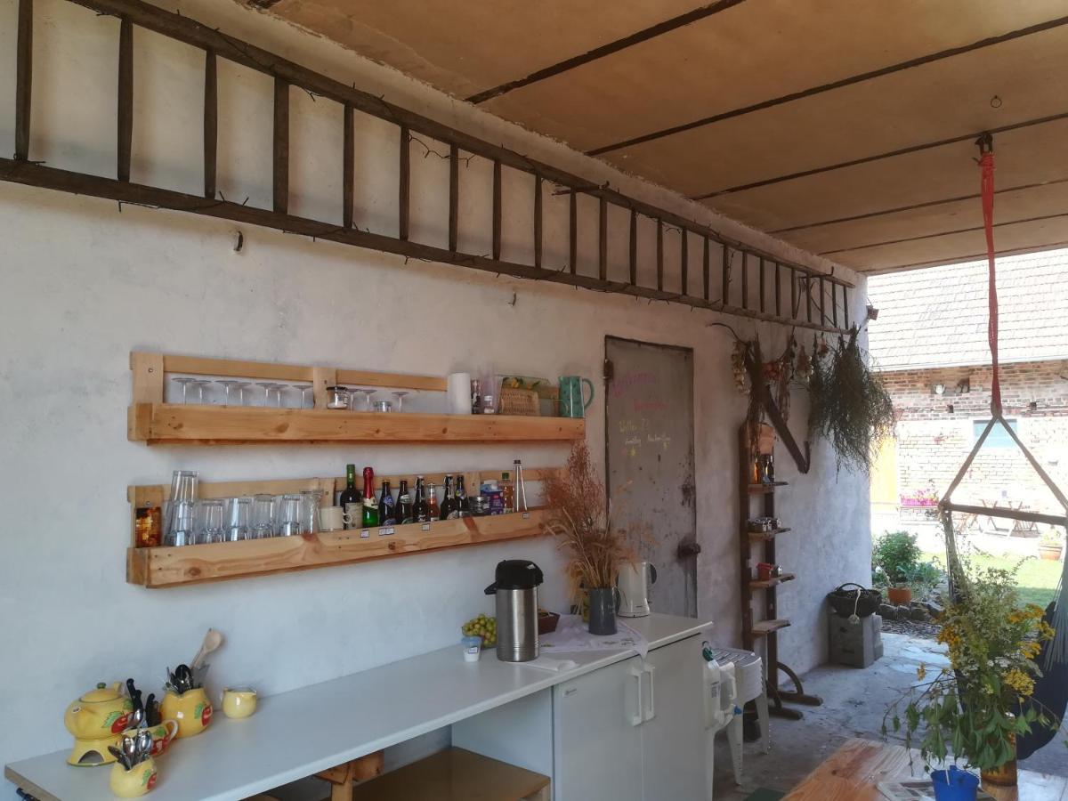 Ferienwohnung & Campingplatz Vor Dem Berg Heideblick Exteriör bild